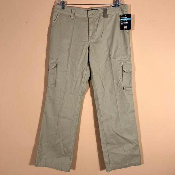 DICKIES Women's 100% Cotton Straight Leg Cargo Pants NWT - Picture 1 of 15